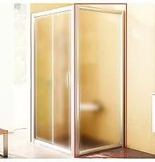 Душевая стенка Ravak Rapier RPS-80 9RV40100ZG профиль Белый стекло Grape