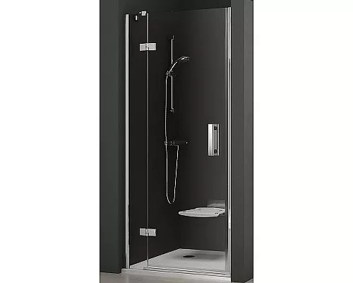Купить Душевая дверь Ravak Smartline SMSD2-90 В L 0SL7BA00Z1 профиль Хром стекло Transparent в магазине сантехники Santeh-Crystal.ru