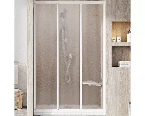 Заказать Душевая дверь Ravak Supernova ASDP3-110 00VD01R2ZG профиль Белый стекло Grape в магазине сантехники Santeh-Crystal.ru