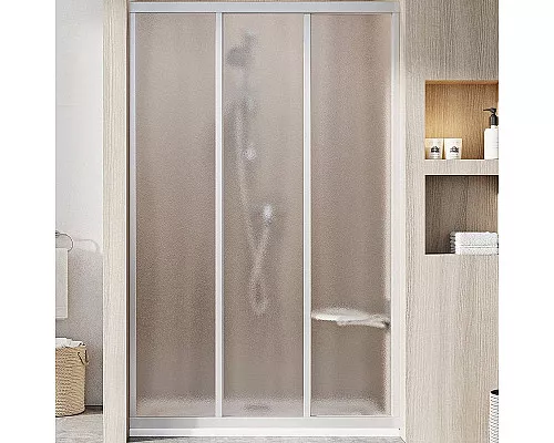 Купить Душевая дверь Ravak Supernova ASDP3-110 00VD0UR2ZG профиль Сатин стекло Grape в магазине сантехники Santeh-Crystal.ru