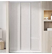 Душевая дверь Ravak Supernova ASDP3-130 00VJ01R211 профиль Белый витраж пластик Pearl