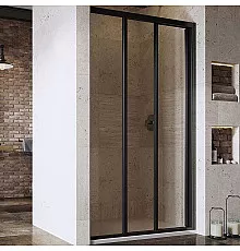 Душевая дверь Ravak Supernova ASDP3-90 00V703R2Z1 профиль Черный стекло Transparent