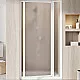 Приобрести Душевая дверь Ravak Supernova SDOP-80 03V401O2ZG профиль Белый стекло Grape в магазине сантехники Santeh-Crystal.ru