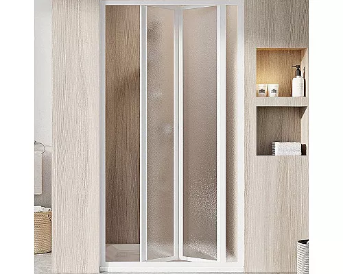 Заказать Душевая дверь Ravak Supernova SDZ3-100 02VA01O2ZG профиль Белый стекло Grape в магазине сантехники Santeh-Crystal.ru