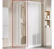 Душевая дверь Ravak Supernova ASRV3-75 198 15V301R211 профиль Белый витраж пластик Pearl