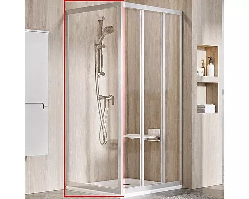 Приобрести Душевая стенка Ravak Supernova APSS-75 94030UR2Z1 профиль Сатин стекло Transparent в магазине сантехники Santeh-Crystal.ru