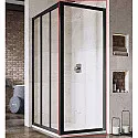 Душевая стенка Ravak Supernova APSS-75 940303R2Z1 профиль Черный стекло Transparent