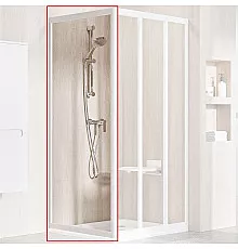 Душевая стенка Ravak Supernova APSS-90 940701R2Z1 профиль Белый стекло Transparent