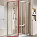 Душевая стенка Ravak Supernova APSS-90 94070UR2Z1 профиль Сатин стекло Transparent