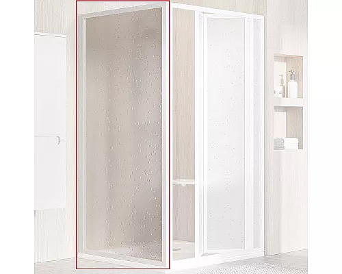 Заказать Душевая стенка Ravak Supernova PSS-90 940701O211 профиль Белый витраж пластик Pearl в магазине сантехники Santeh-Crystal.ru