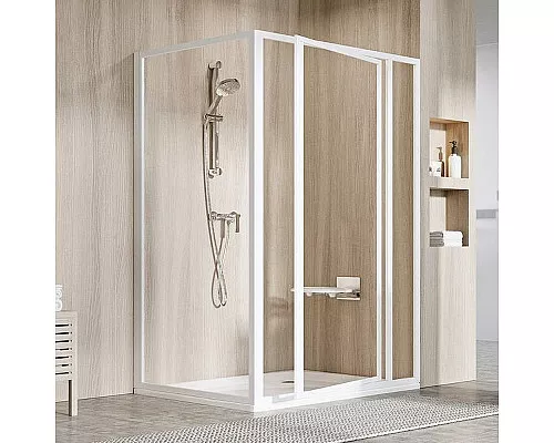 Купить Душевая стенка Ravak Supernova PSS-90 940701O2Z1 профиль Белый стекло Transparent в магазине сантехники Santeh-Crystal.ru