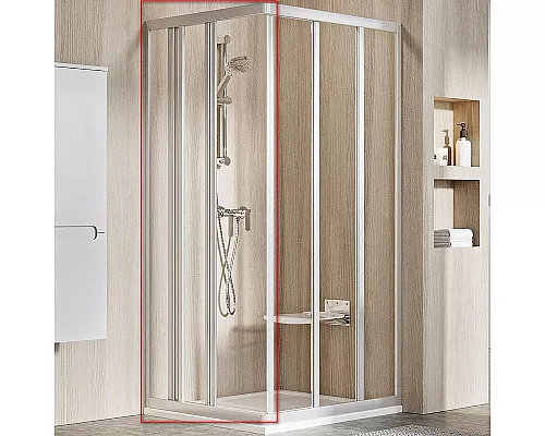 Приобрести Душевая дверь Ravak Supernova ASRV3-75 198 15V30UR2Z1 профиль Сатин стекло Transparent в магазине сантехники Santeh-Crystal.ru