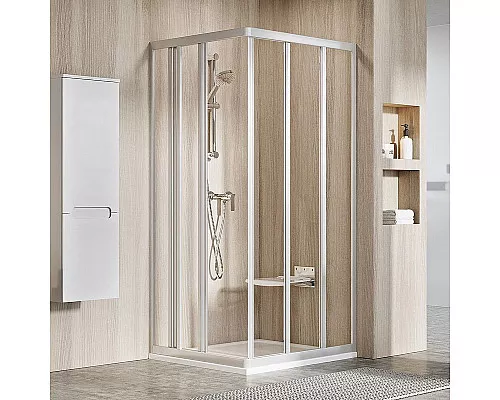 Приобрести Душевая дверь Ravak Supernova ASRV3-75 198 15V30UR2Z1 профиль Сатин стекло Transparent в магазине сантехники Santeh-Crystal.ru