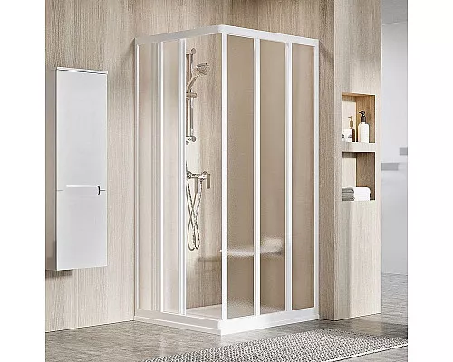 Заказать Душевая дверь Ravak Supernova ASRV3-80 198 15V401R2ZG профиль Белый стекло Grape в магазине сантехники Santeh-Crystal.ru