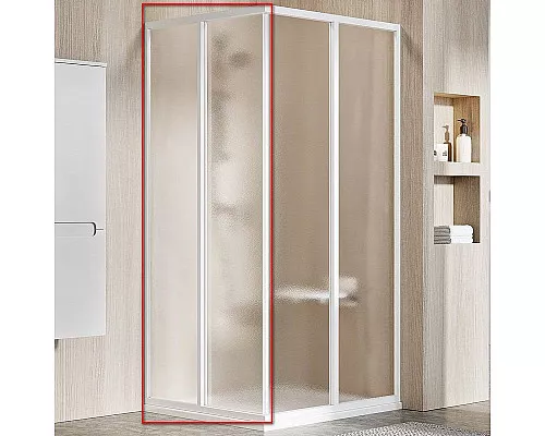 Заказать Душевая дверь Ravak Supernova SRV2-100 195 S 14VA01O2ZG профиль Белый стекло Grape в магазине сантехники Santeh-Crystal.ru