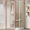 Душевая дверь Ravak Supernova SRV2-100 195 S 14VA0UO2Z1 профиль Сатин стекло Transparent