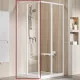 Купить Душевая дверь Ravak Supernova SRV2-90 195 S 14V701O2Z1 профиль Белый стекло Transparent в магазине сантехники Santeh-Crystal.ru