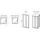 Купить Душевая дверь Ravak Supernova SRV2-90 195 S 14V701O2Z1 профиль Белый стекло Transparent в магазине сантехники Santeh-Crystal.ru