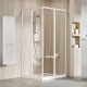 Купить Душевая дверь Ravak Supernova SRV2-90 195 S 14V701O2Z1 профиль Белый стекло Transparent в магазине сантехники Santeh-Crystal.ru