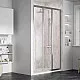 Купить Душевая дверь Ravak Supernova ASDP3-110 00VD0UR2Z1 профиль Сатин стекло Transparent в магазине сантехники Santeh-Crystal.ru
