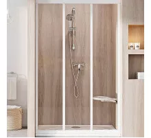 Душевая дверь Ravak Supernova ASDP3-130 00VJ01R2Z1 профиль Белый стекло Transparent