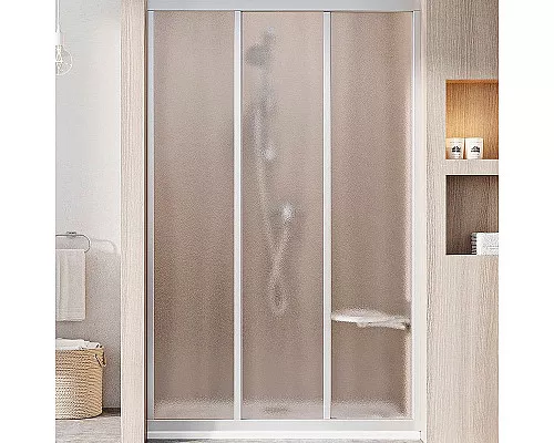 Заказать Душевая дверь Ravak Supernova ASDP3-130 00VJ0UR2ZG профиль Сатин стекло Grape в магазине сантехники Santeh-Crystal.ru