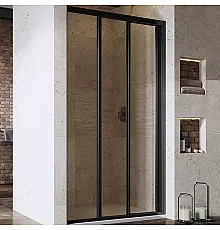 Душевая дверь Ravak Supernova ASDP3-110 00VD03R2Z1 профиль Черный стекло Transparent