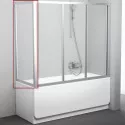 Боковая стенка для шторки на ванну Ravak Supernova APSV-75 95030U02Z1 профиль Сатин стекло Transparent