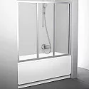 Шторка на ванну Ravak Supernova AVDP3-150 40VP0U02Z1 профиль Сатин стекло Transparent