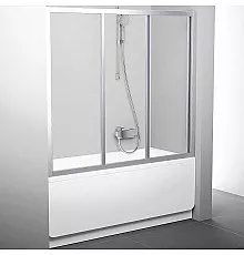 Шторка на ванну Ravak Supernova AVDP3-150 40VP0U02Z1 профиль Сатин стекло Transparent