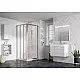 Заказать Душевая стенка Ravak Supernova APSS-75 94030U02Z1 профиль Сатин стекло Transparent в магазине сантехники Santeh-Crystal.ru