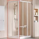 Душевая стенка Ravak Supernova APSS-90 94070102Z1 профиль Белый стекло Transparent
