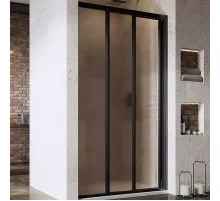 Душевая дверь Ravak Supernova ASDP3-120 00VG03R2ZG профиль Черный матовый стекло Grape
