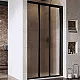Заказать Душевая дверь Ravak Supernova ASDP3-120 00VG03R2ZG профиль Черный матовый стекло Grape в магазине сантехники Santeh-Crystal.ru