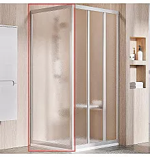 Душевая стенка Ravak Supernova APSS-80 94040UR2ZG профиль Сатин стекло Grape