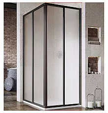 Душевая дверь Ravak Supernova SRV2-80 195 S 14V403O2ZG профиль Черный стекло Grape