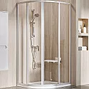 Душевой уголок Ravak Supernova SKCP4-80 80x80 3114OU02Z1 профиль Сатин стекло Transparent