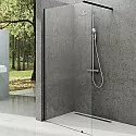 Душевая перегородка Ravak Walk-In Wall 140 GW9WM0300Z1 профиль Черный стекло Transparent