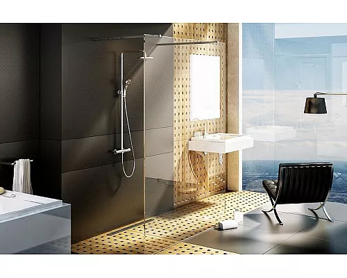 Заказать Душевая перегородка Ravak Walk-In Free 160 GW9FS0C00Z1 профиль Хром стекло Transparent в магазине сантехники Santeh-Crystal.ru