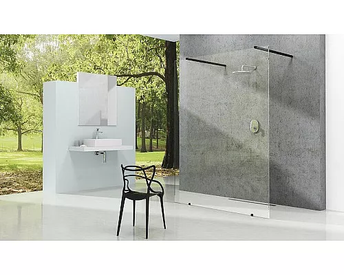 Заказать Душевая перегородка Ravak Walk-In Free 160 GW9FS0C00Z1 профиль Хром стекло Transparent в магазине сантехники Santeh-Crystal.ru