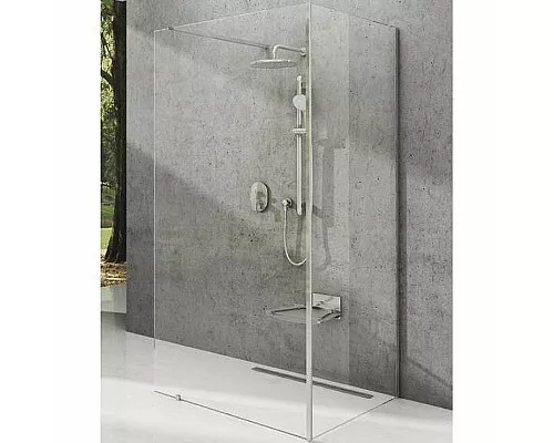 Приобрести Душевая перегородка Ravak ST Walk-In Corner 110х80 GW1CD4C00Z1 профиль Хром стекло Transparent в магазине сантехники Santeh-Crystal.ru