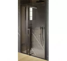 Душевая дверь Riho Lucid GD104 130 G005006121 (GD113B000) профиль Черный стекло прозрачное