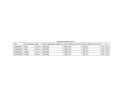 Приобрести Душевой уголок Riho SZ Scandic NXT Х203 137х77 P G001072120 (GX09025C2) профиль Хром стекло прозрачное в магазине сантехники Santeh-Crystal.ru