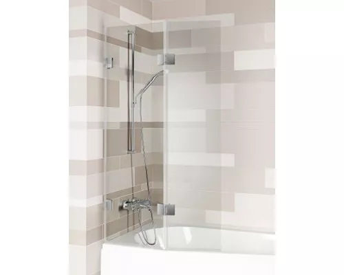 Купить Шторка на ванну Riho VZ Scandic NXT X500 Geta 170 121 L G001167120 (GX00622C1) профиль Хром стекло прозрачное в магазине сантехники Santeh-Crystal.ru