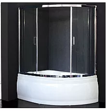 Шторка на ванну Royal Bath Alpine RB170ALP-T-CH 170 профиль Хром стекло прозрачное