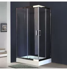 Душевой уголок Royal Bath HPD 100х80 RB8100 HPD-T-CH без поддона профиль Хром стекло прозрачное