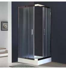 Душевой уголок Royal Bath HPD 100х90 RB9100 HPD-C-CH без поддона профиль Хром стекло рифленое