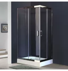 Душевой уголок Royal Bath HPD 100х90 RB9100 HPD-T-CH без поддона профиль Хром стекло прозрачное