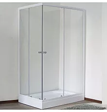 Душевой уголок Royal Bath HPD 120х80 RB 8120 HPD-T без поддона профиль Белый стекло прозрачное