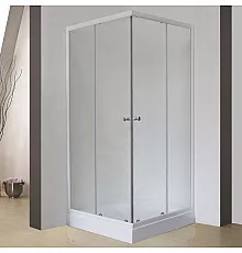 Душевой уголок Royal Bath HPD 75х75 RB75HPD-C без поддона профиль Белый стекло матовое